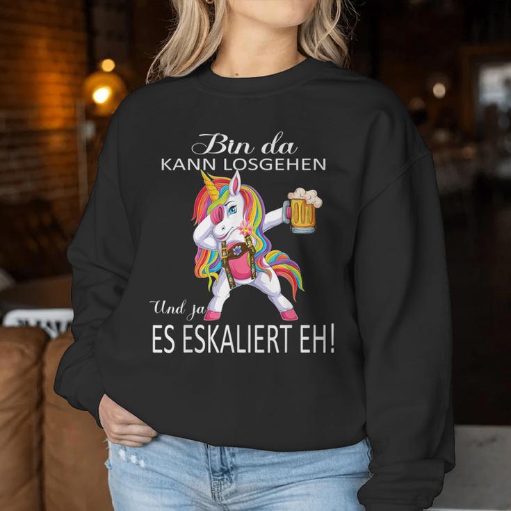 Dabbing Unicorn Es Escaliert Eh Women's Costume Unicorn Sweatshirt Frauen Lustige Geschenke