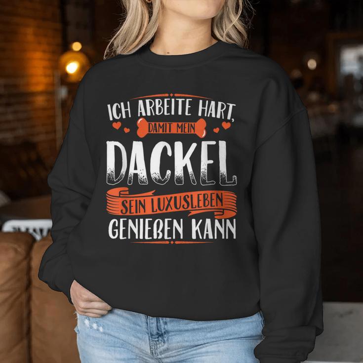 Dachshund Women's Dachshund Mum Teckel Sweatshirt Frauen Lustige Geschenke