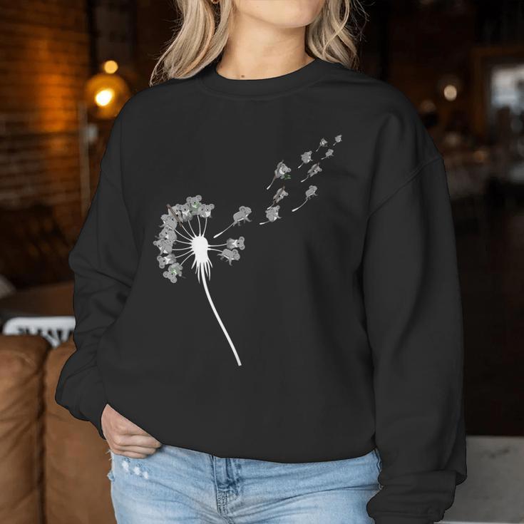 Dandelion Koala Bear For Koala Lovers Women's Koala Sweatshirt Frauen Lustige Geschenke