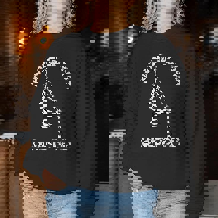 Danza Aerea Solo Una Ragazza Che Amaolare Danza Moderna Women Sweatshirt Regalos divertidos