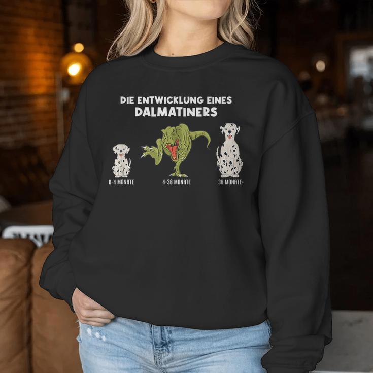 Die Entwicklung Eines Dalmatians Mama Dalmatian Sweatshirt Frauen Lustige Geschenke