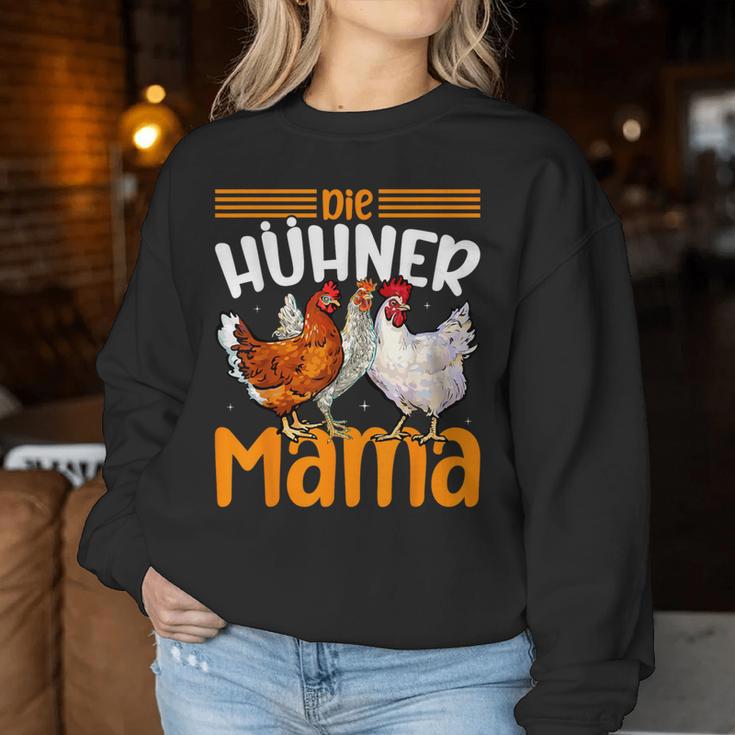 Die Hühner Mama Für Tierfreunde Muttertag Sweatshirt Frauen Lustige Geschenke