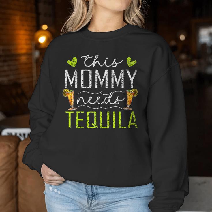 Diese Mami Braucht Tequila Tequilas Saufen Trinken Tequila Sweatshirt Frauen Lustige Geschenke