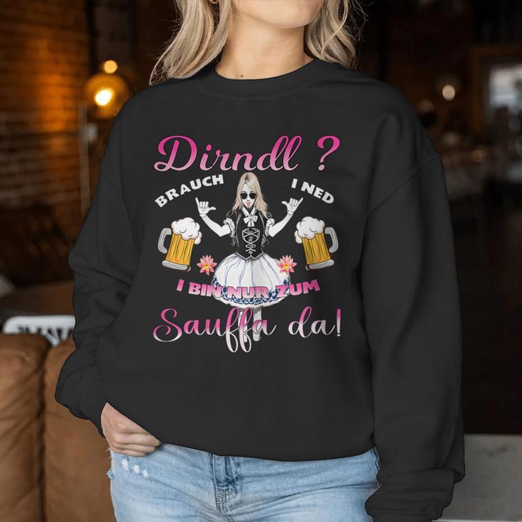 Dirndl Brauch I Ned Compatible Oktoberfest Women's Lausmadl Sweatshirt Frauen Lustige Geschenke