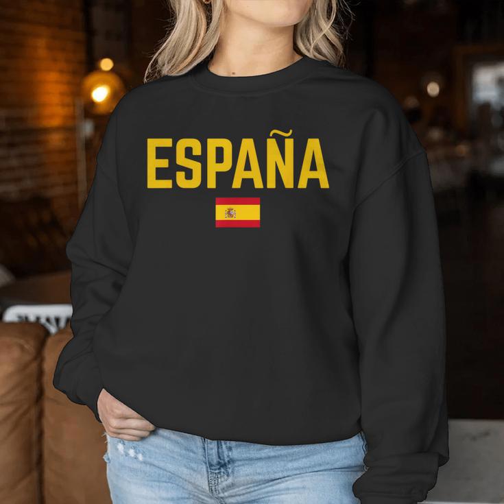 España Spain Flag Women's Children's Spain Red Sweatshirt Frauen Lustige Geschenke