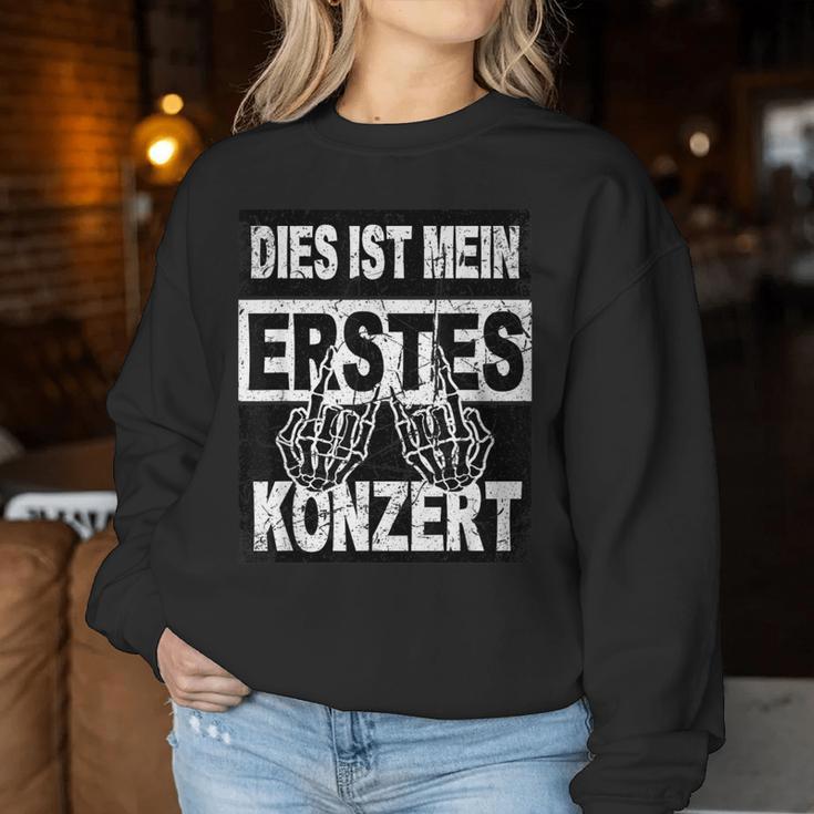 First Concert Dies Ist Mein Konzert Outfit Children's Women's Sweatshirt Frauen Lustige Geschenke