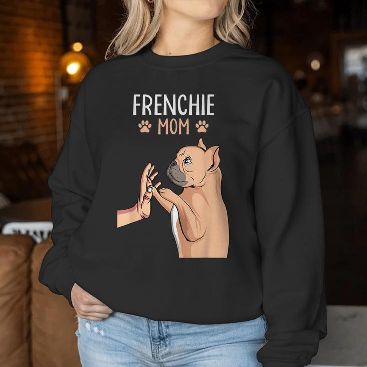 French Bulldog Mama Frenchie Mom Dogs Female Sweatshirt Frauen Lustige Geschenke