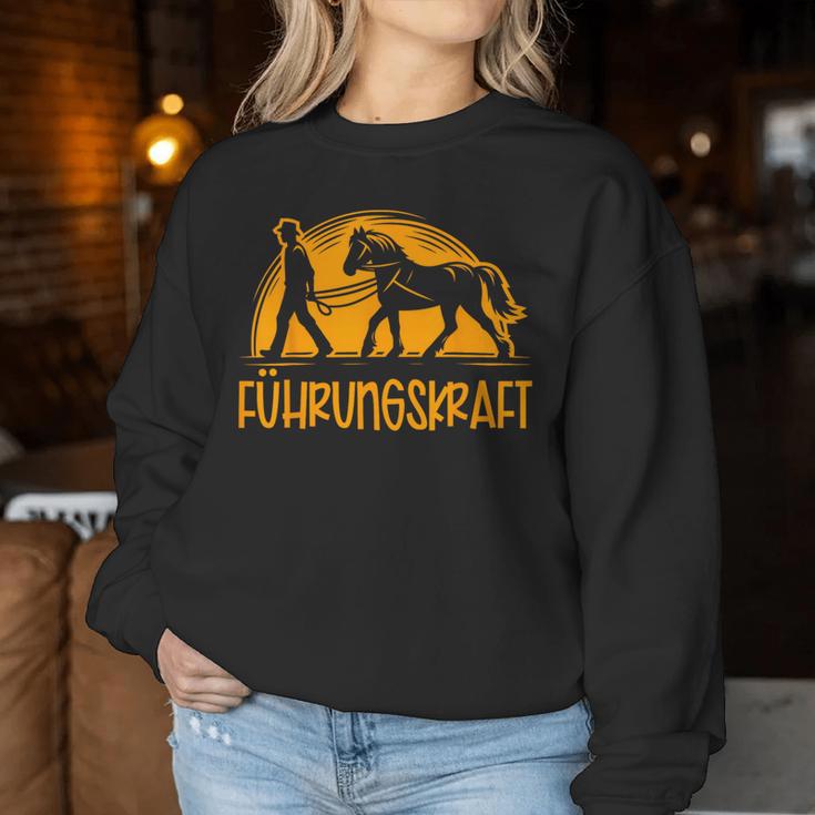 Führkraft Riding & Horses Sweatshirt Frauen Lustige Geschenke