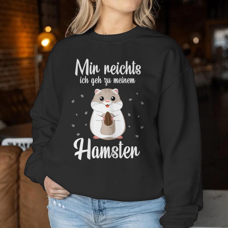 Hamster Mama Mir Reichts Ich Geh Zu Meinem Hamster Sweatshirt Frauen Lustige Geschenke