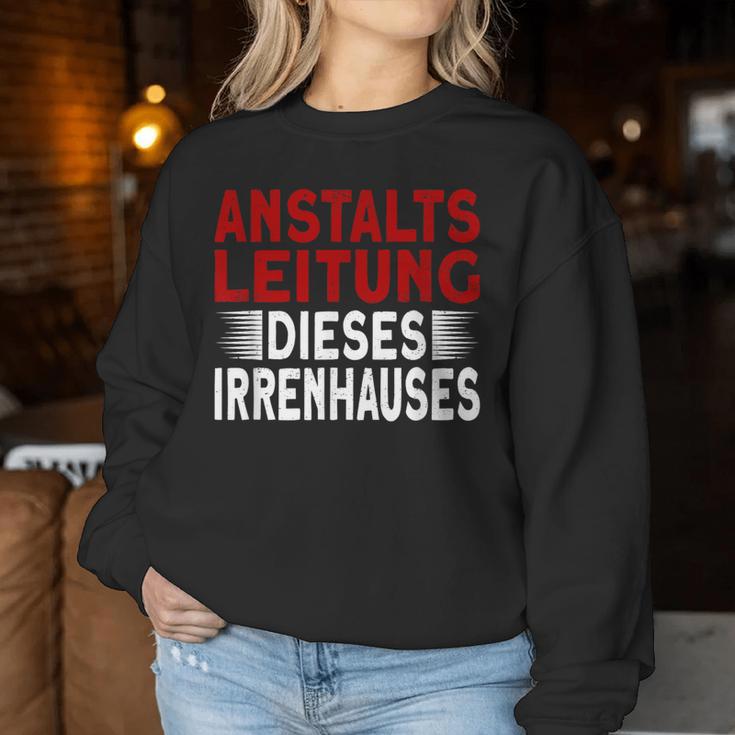 Profession Teacher Work Merrenhaus Anstaltleitung Sweatshirt Frauen Lustige Geschenke