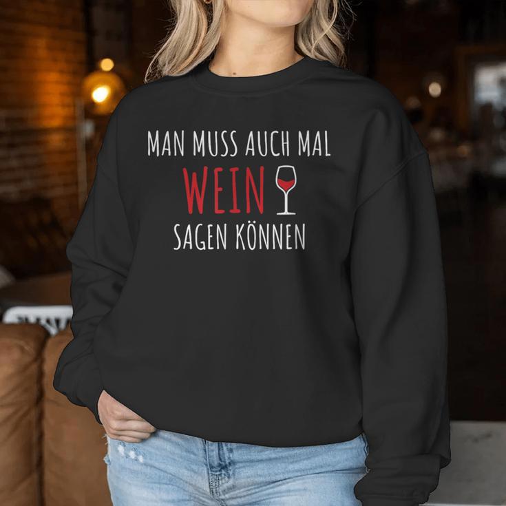 Wine Drinker Sweatshirt Frauen Lustige Geschenke