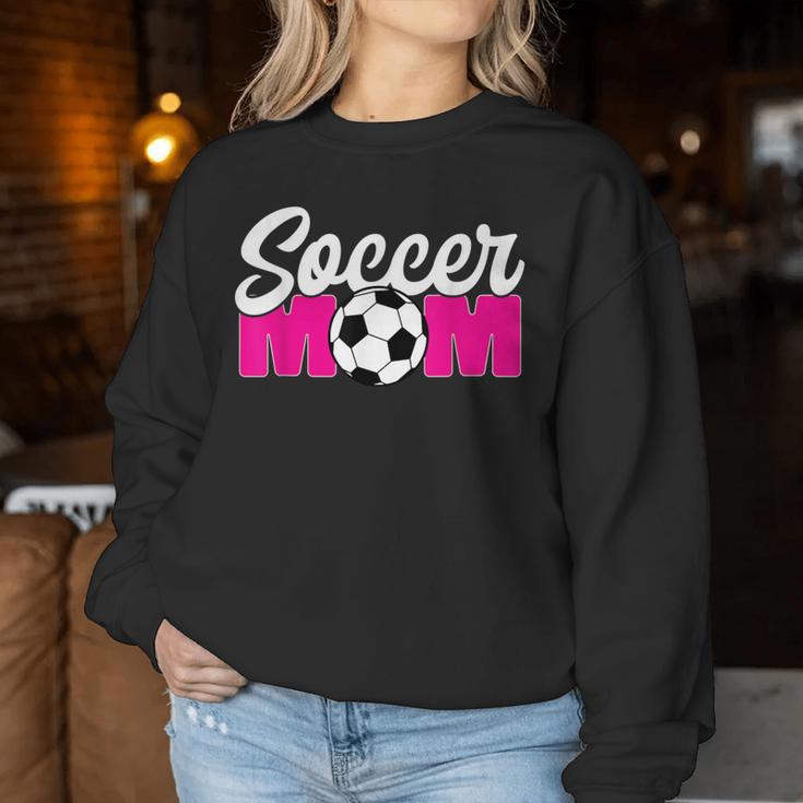 Fußballspieltag Soccer Mom Muttertag Mama Sweatshirt Frauen Lustige Geschenke