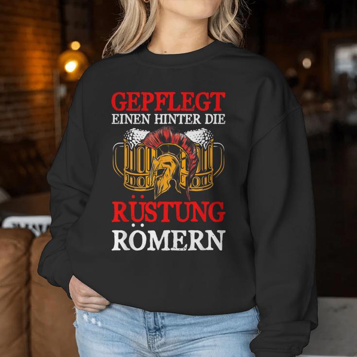 Gepflegt Einen Hinter Die Rüstung Römern Beer Saying Sweatshirt Frauen Lustige Geschenke