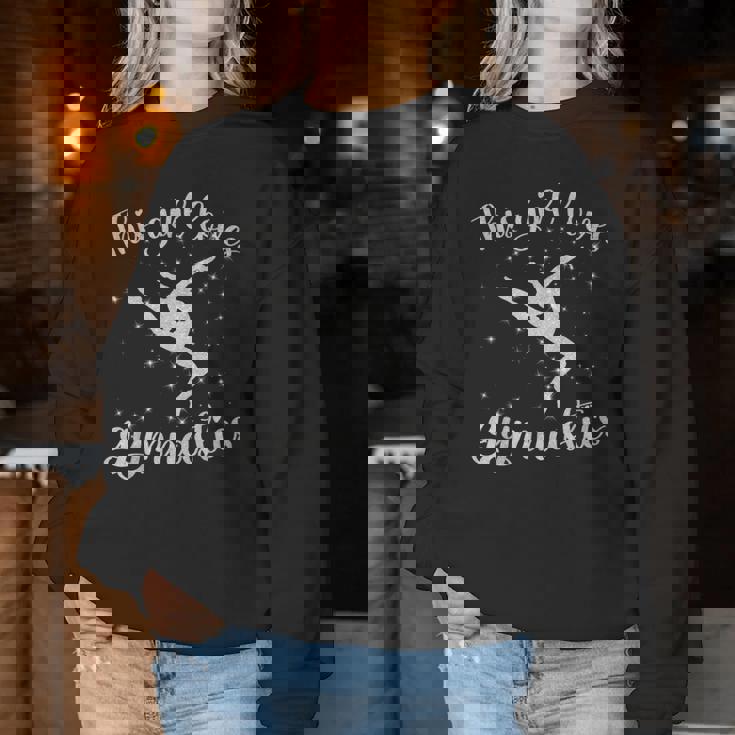 This Girl Loves Gymnastics For Girls Women Sweatshirt Personalized Gifts This Girl Loves Gymnastics For Girls Women Sweatshirt Personalized Gifts