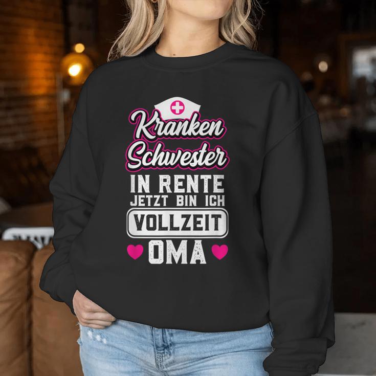 Grandma Retirement Pension Nurse Sweatshirt Frauen Lustige Geschenke