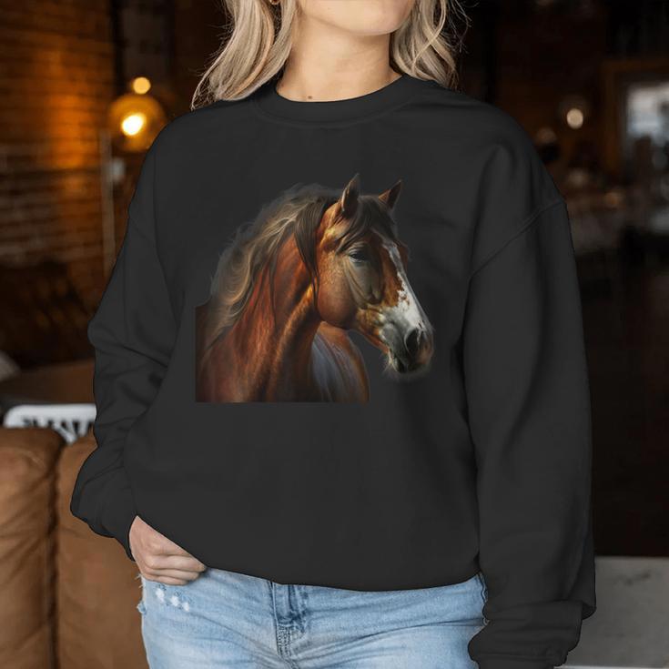 Horse Girls Horse Rider Idea Sweatshirt Frauen Lustige Geschenke