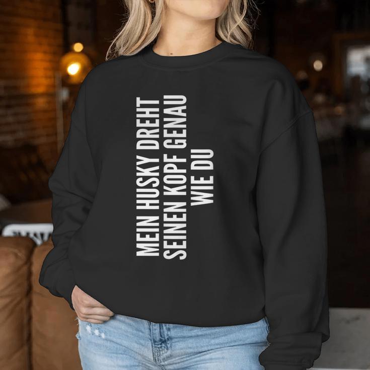 Husky Dog Owner Mummy Master Idea Sweatshirt Frauen Lustige Geschenke