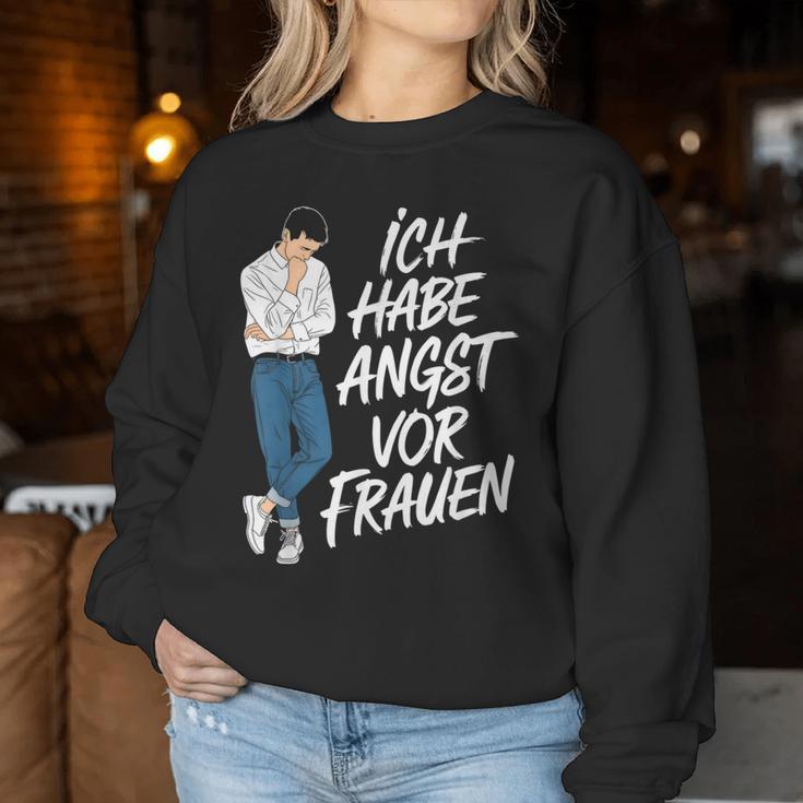 Ich Habe Angstor Frauen Saying Flirting Sweatshirt Frauen Lustige Geschenke