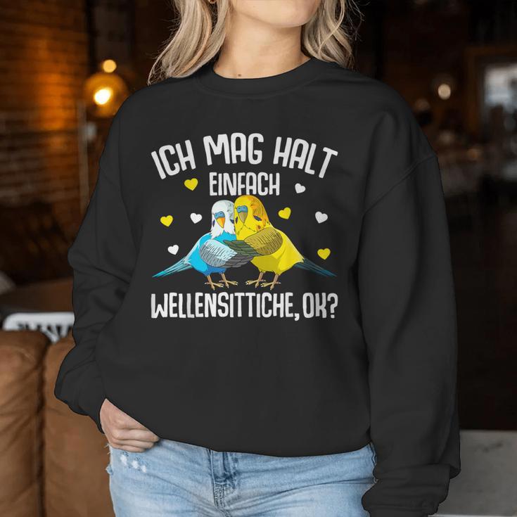 Ich Mag Halt Budgies Welli Budgies Girls' Sweatshirt Frauen Lustige Geschenke