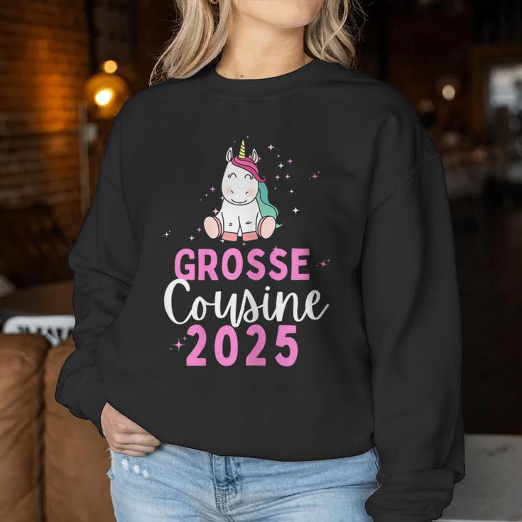 Ich Werde Große Cousin 2025 Unicorn Girls' Cousin Sweatshirt Frauen Lustige Geschenke