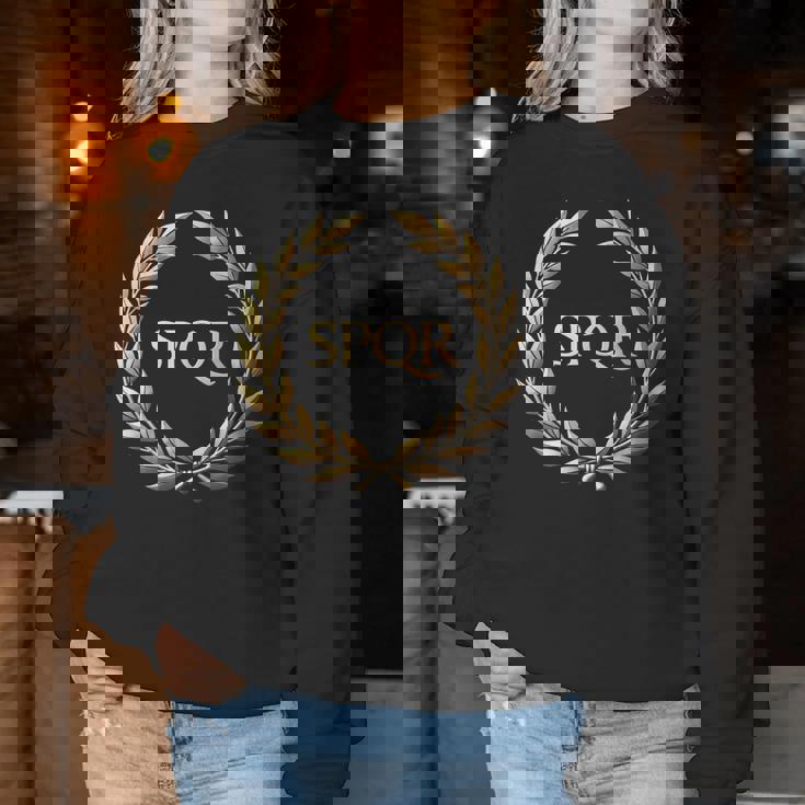 Imperio Romano Spqr Sudadera Mujer Regalos divertidos