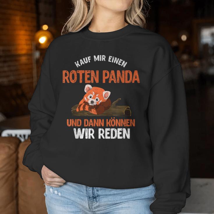 Kauf Mir Einen Roten Panda Dann Wir Kann Reden Red Panda Sweatshirt Frauen Lustige Geschenke