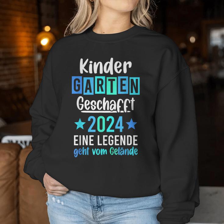 Kindergarten Ade Kita Abgänger 2024 Nursery Graduation Sweatshirt Frauen Lustige Geschenke