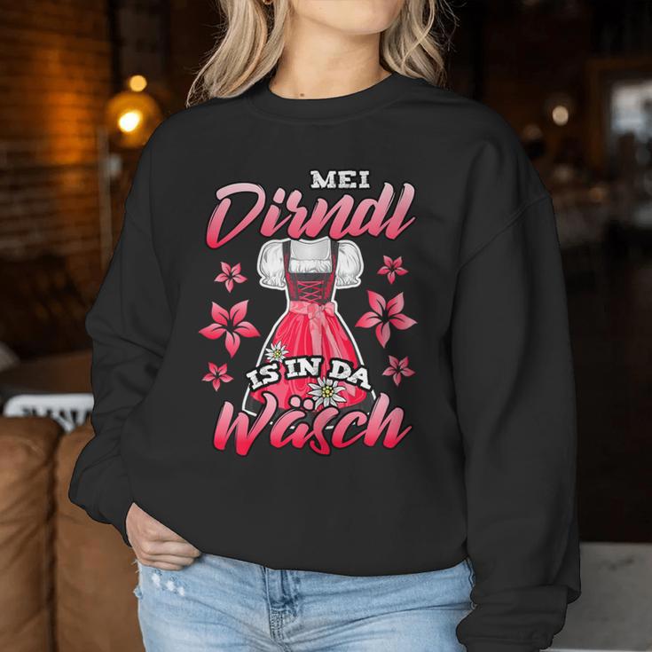 Mein Dirndl Ist In Der Wäsche Women's Sweatshirt Frauen Lustige Geschenke