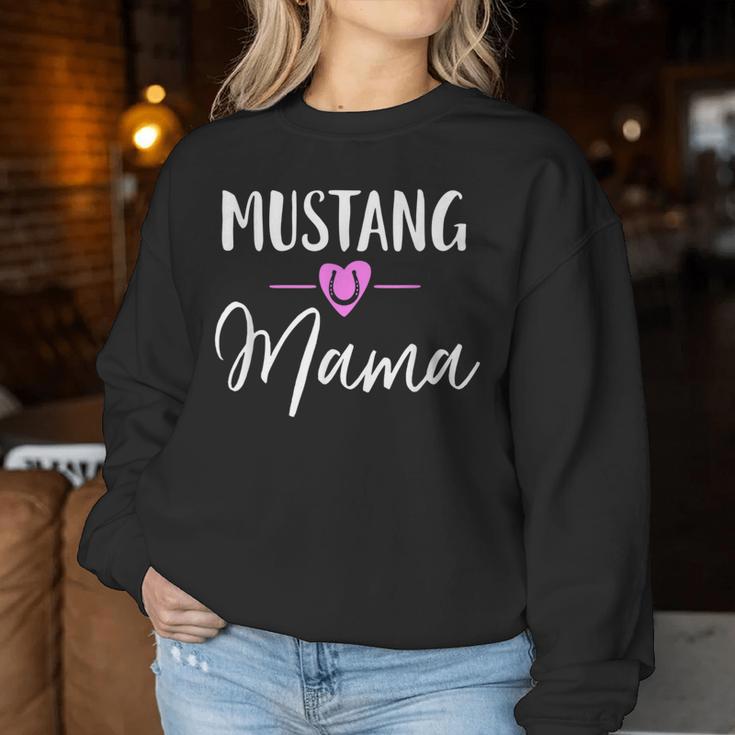 Mustang Horse Mama Sweatshirt Frauen Lustige Geschenke