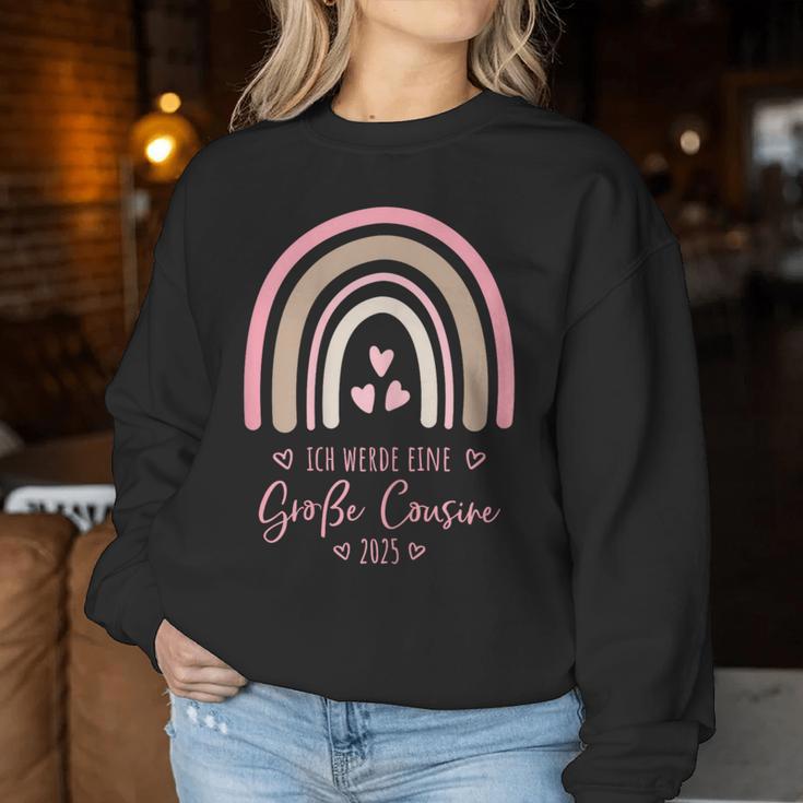 Nachwuchserkunden Große Cousin 2025 Rainbow Children's Sweatshirt Frauen Lustige Geschenke