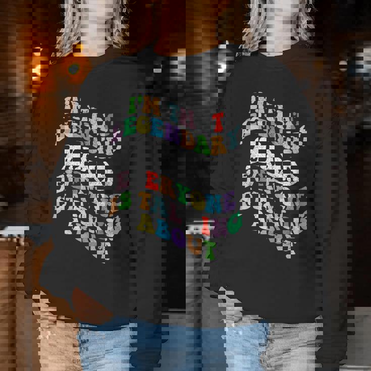 Nome Personale Retrò Groovy Maia Women Sweatshirt Regalos divertidos