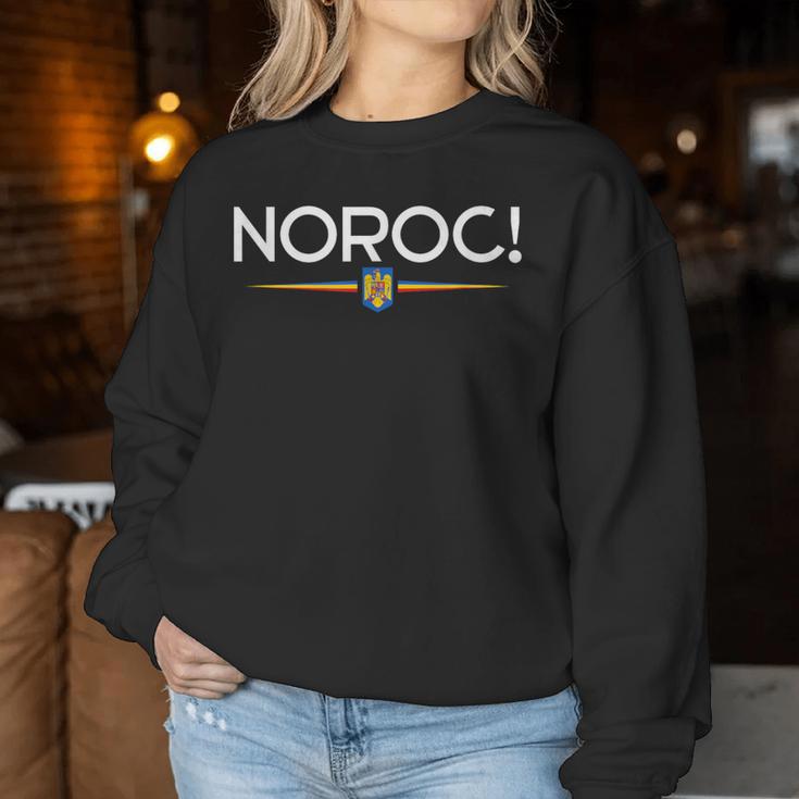 Noroc Romania Sweatshirt Frauen Lustige Geschenke