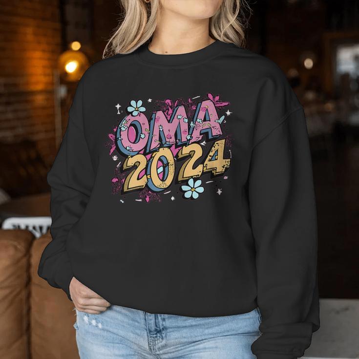 Oma Werden Werdende Oma Announcement Sweatshirt Frauen Lustige Geschenke