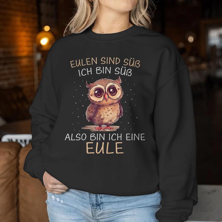 Owl Owls Are Sweet I Am Sweet Sweatshirt Frauen Lustige Geschenke