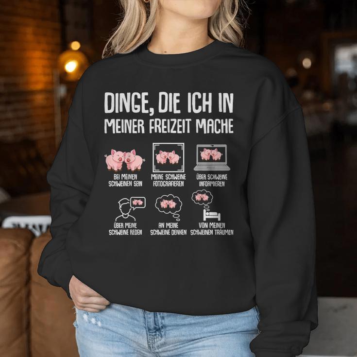 Pig Farmer Women's Pig Sweatshirt Frauen Lustige Geschenke