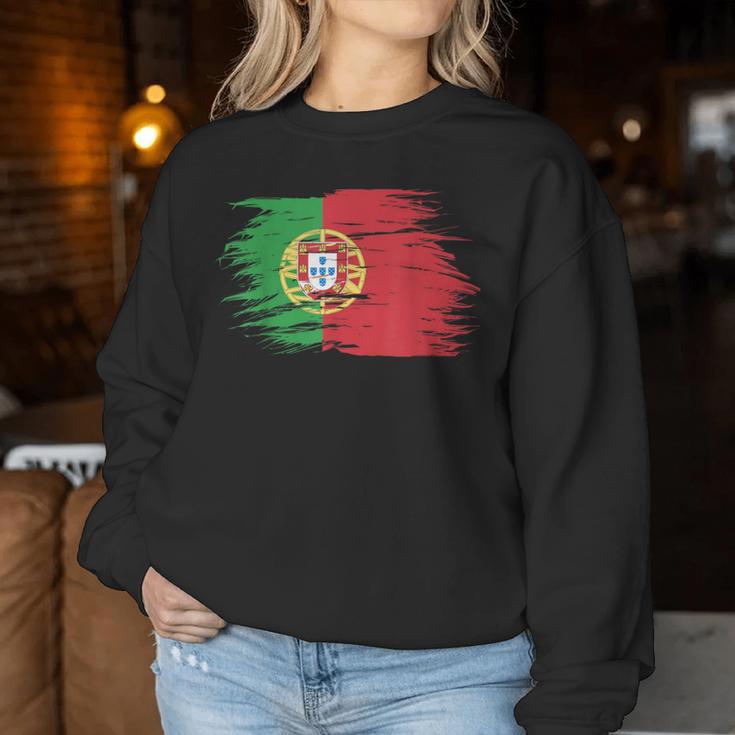 Portugal Flag Portugal Man Girl Woman Flag Sweatshirt Frauen Lustige Geschenke