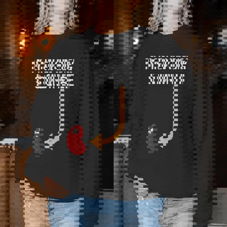Regalos De Trasplante De Riñón Mis Nuevos Hombres Divertidos Sudadera Mujer Regalos divertidos