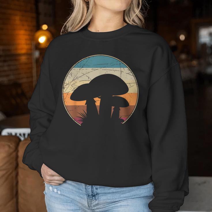 Retro Mushroom Sweatshirt Frauen Lustige Geschenke