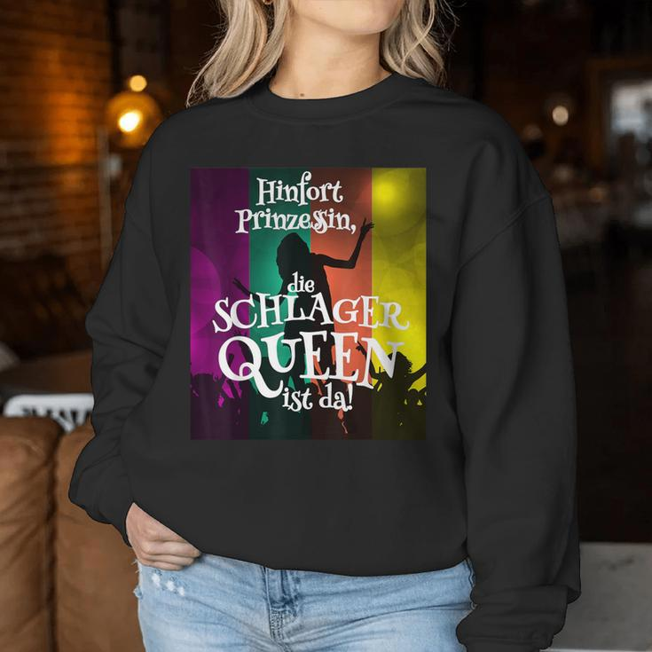 Schlager Party Outfit I Malle Women's Fancy Dress Fete Sweatshirt Frauen Lustige Geschenke