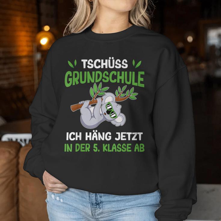 Schulkind Koala Tschüss Grundschule Häng In Der 5Th Grade Sweatshirt Frauen Lustige Geschenke