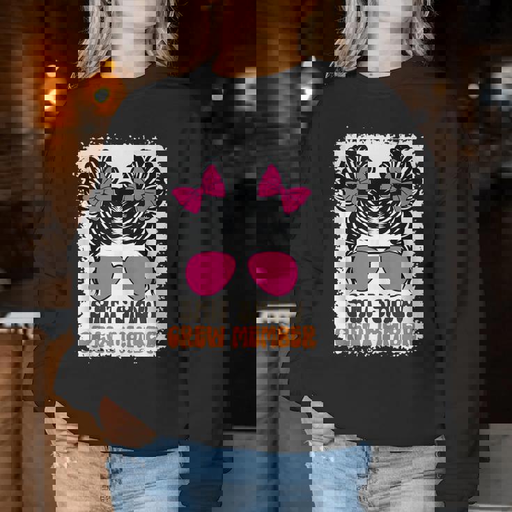 Shit Show Crew Member Manager Or Supervisor Shitshow Women Sweatshirt Unique Gifts