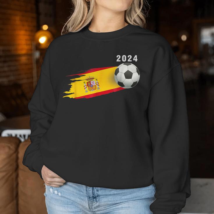 Spain Football Spain Flag Jersey Espana Spain Flag Sweatshirt Frauen Lustige Geschenke