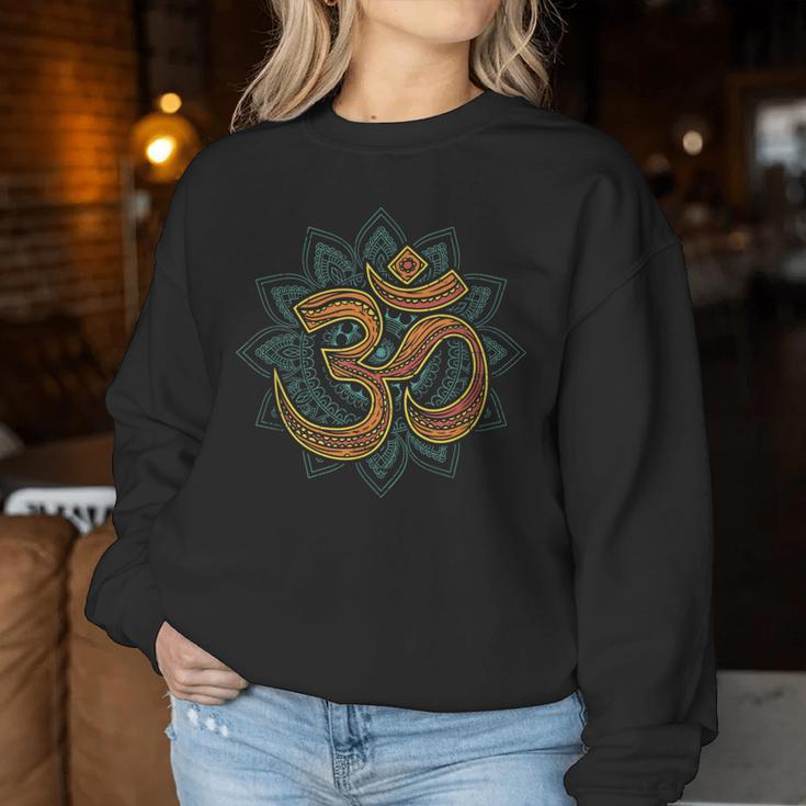 Spiritual Om Mandala Sweatshirt Frauen Lustige Geschenke