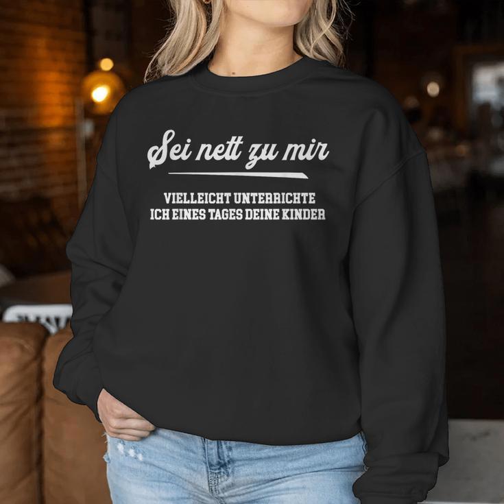 Student Student Lehramt Referent German Maths Teacher Sweatshirt Frauen Lustige Geschenke