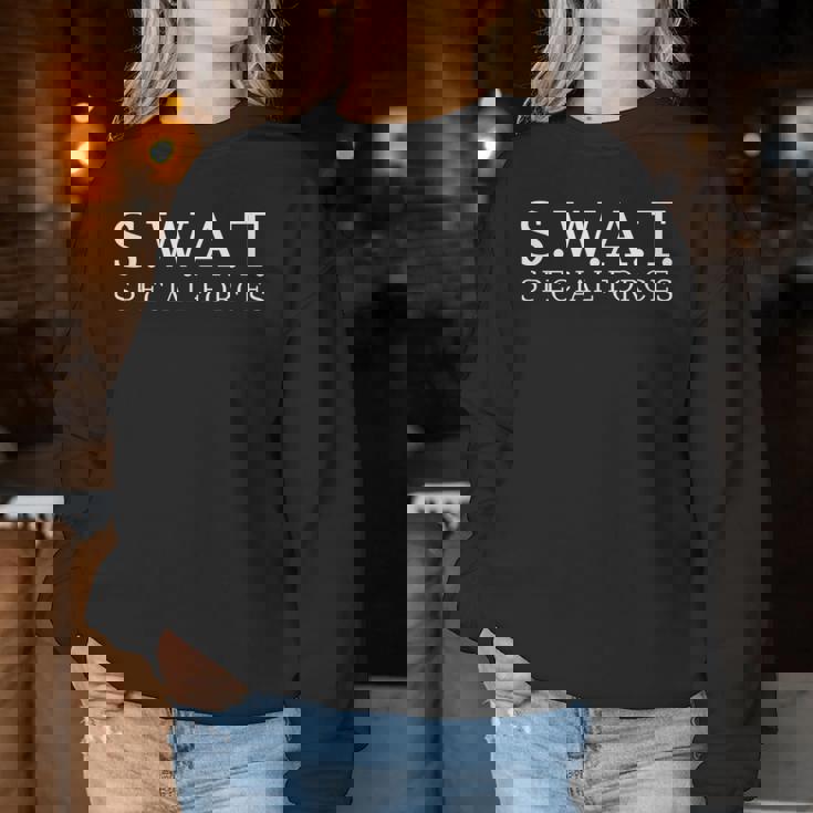 SWAT Comando Speciale Swat Women Sweatshirt Regalos divertidos