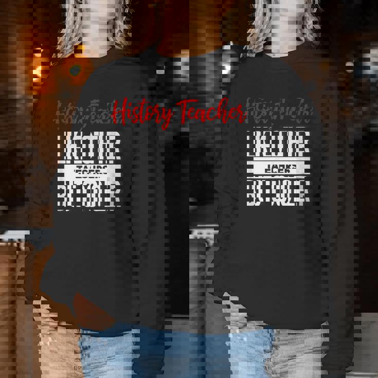 History Teacher History Teacher Es Hombres Sudadera Mujer Regalos divertidos
