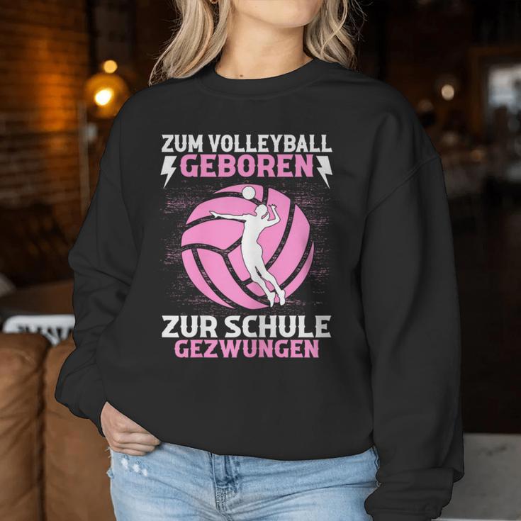 Volleyball Women's School Beacholleyball Girls' Sweatshirt Frauen Lustige Geschenke