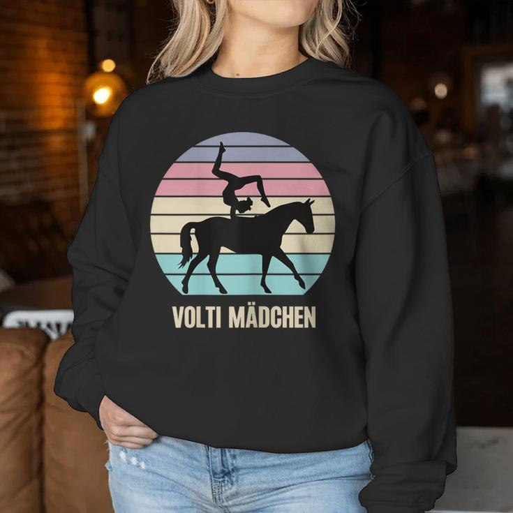 Voltigier Clothingolti Girls'aulting Horse Rider Sweatshirt Frauen Lustige Geschenke