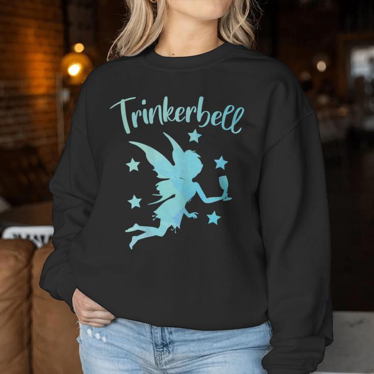 Women's Drinkerbell Jga Alcohol Hen Party Sweatshirt Frauen Lustige Geschenke