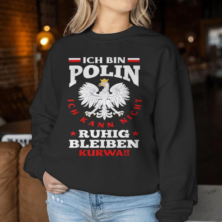 Women's Kurwa Pole Polin Homeland Polska S Sweatshirt Frauen Lustige Geschenke